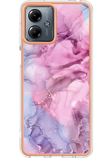 Motorola Moto G14 Tampon Tpu Darbeye Silikon Mermer ile Uyumlu (Yurt Dışından) indirimleri