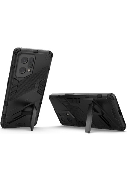 Oppo Bulmak Için Kılıf X5 5g Kickstand Sağlam Askeri Koruyucu Kapak (Yurt Dışından)