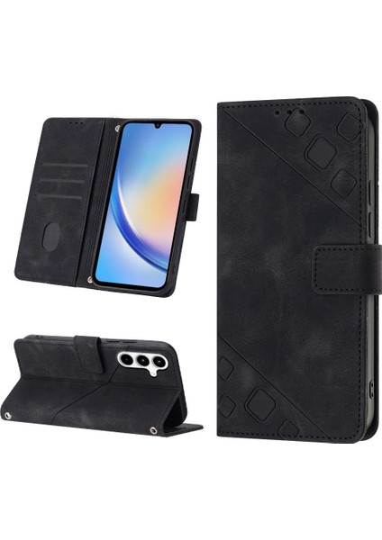 Samsung Galaxy A35 5g Için Kılıf Manyetik Deri Cüzdan Kapak Çevirin Kart (Yurt Dışından)