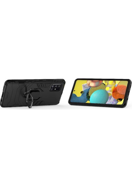 Samsung Galaxy A51 5g Darbeye Kapak Kickstand Askeri Damla (Yurt Dışından) fiyatları