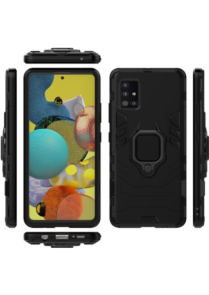 Samsung Galaxy A51 5g Darbeye Kapak Kickstand Askeri Damla (Yurt Dışından) fırsatları