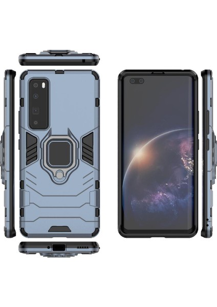 Huawei Nova 7 Pro 360 &deg; Dönen Halka Kickstand Askeri Damla Kapak (Yurt Dışından) fiyatları