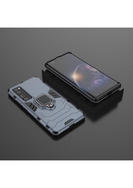 Huawei Nova 7 Pro 360 &deg; Dönen Halka Kickstand Askeri Damla Kapak (Yurt Dışından) modelleri