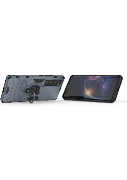 Huawei Nova 7 Pro 360 &deg; Dönen Halka Kickstand Askeri Damla Kapak (Yurt Dışından) fırsatları