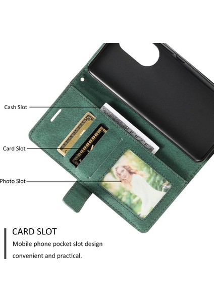 Oppo Oppo 8t 5g Kart Tutucu Için Kılıf Kickstand Cüzdan Flip Folio Manyetik (Yurt Dışından) modelleri