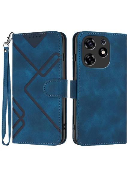 Kart Yuvası Standı Manyetik Kapak Pu Deri ile Tecno Spark 10 Pro Için Kılıf (Yurt Dışından)