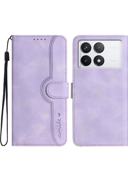 Xiaomi Redmi K70 Durumda Dahili Mıknatıs Kapak Premium Pu ile Uyumlu (Yurt Dışından)