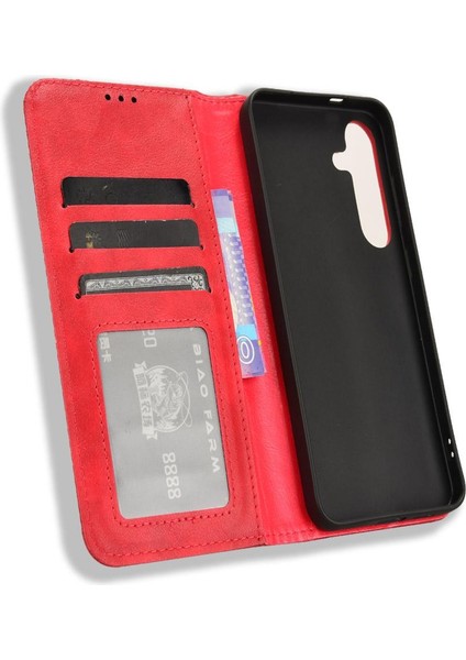 Samsung Galaxy S24 5g Cüzdan Pu Deri Manyetik Kapatma (Yurt Dışından)