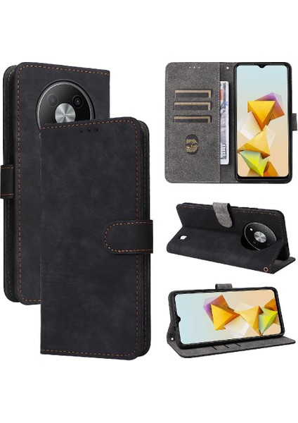 Zte Blade A73 5g Flip Folio Cüzdan Pu Deri Rfıd Engelleme Kartı (Yurt Dışından)
