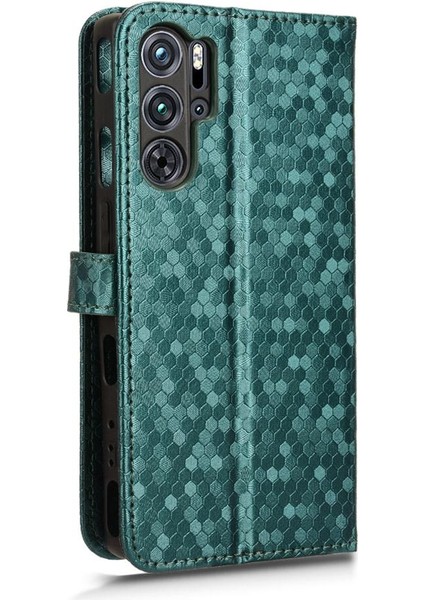 Nubia Kırmızı Sihirli 9 Pro/pro Artı Geometrik Desen Deri Cüzdan Için Kılıf (Yurt Dışından)