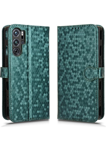 Nubia Kırmızı Sihirli 9 Pro/pro Artı Geometrik Desen Deri Cüzdan Için Kılıf (Yurt Dışından)
