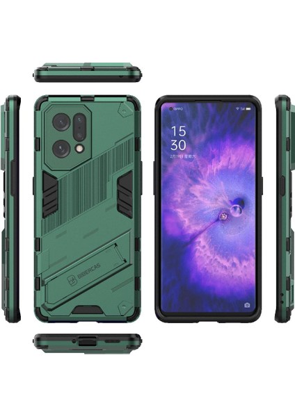 Oppo Bulmak Için Kılıf X5 Pro 5g Sağlam Askeri Koruyucu Kapak Kickstand (Yurt Dışından)