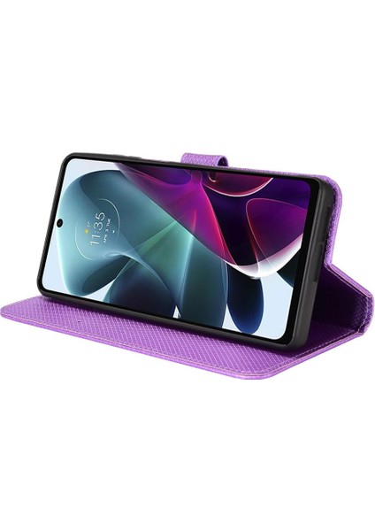 SZY Market Motorola Kenar S30 Kart Tutucu Kickstand Kapak Manyetik Cüzdan Için Kılıf (Yurt Dışından)