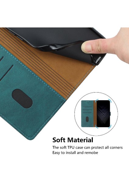 Google Piksel 5 Xl Kart Yuvaları Için Kılıf Kapak Pu Deri Handy Standı Cüzdan (Yurt Dışından)