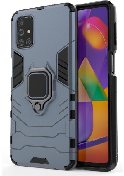 Samsung Galaxy M31S Kickstand Askeri Damla Koruma Darbeye (Yurt Dışından)