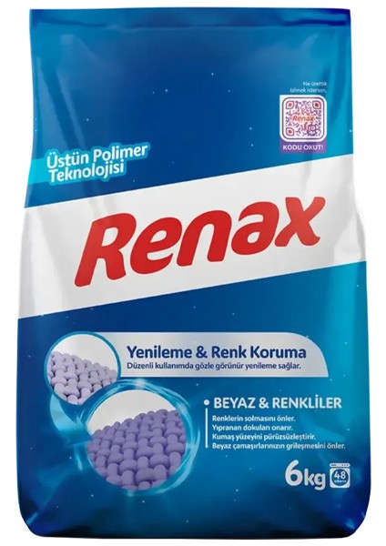 Çamaşır Makinesi Deterjanı Beyazlar ve Renkliler 6 kg