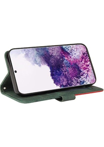 Samsung Galaxy S20 Için Kılıf Pu Deri Flip Folio Kılıf Kickstand Iki Renkli (Yurt Dışından) fiyatları