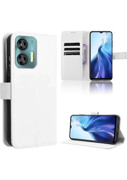 Oukitel C35 Kickstand Kart Tutucu Manyetik Cüzdan Kapak Için Kılıf (Yurt Dışından)