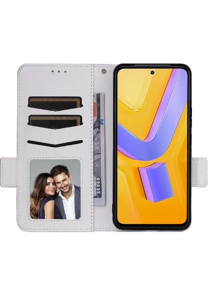 Vivo Y200E 5g Yan Toka Manyetik Cüzdan Kart Yuvaları Tutucu Pu (Yurt Dışından) fiyatları