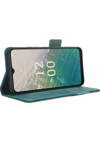 Nokia C32 Deri Folio Flip Case Için Kılıf Tam Koruma Koruyucu (Yurt Dışından)