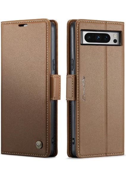 Google Pixel 8 Pro Anti Dolandırıcılık Kickstand Darbeye Dayanıklı Durumda (Yurt Dışından)