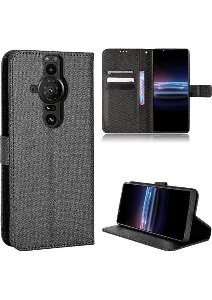 Sony Xperıa Pro-1 Için Kılıf Manyetik Cüzdan Kickstand Kart Tutucu Kapak (Yurt Dışından)