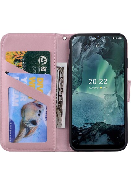 Nokia G21 Için Flip Case Cüzdan Kılıf Darbeye Kapak Kapak Basit (Yurt Dışından) indirimleri