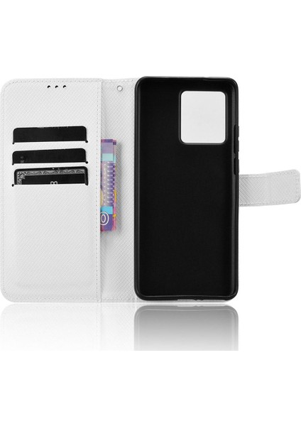 Motorola Kenar 40 Neo 5g Için Kılıf Kickstand Kart Tutucu Manyetik Cüzdan (Yurt Dışından) fırsatları