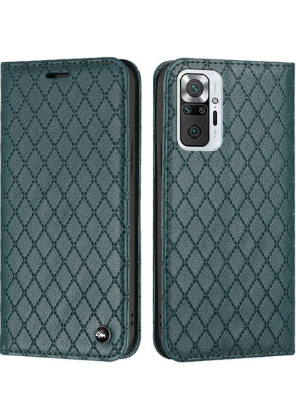 Xiaomi Redmi Not 10 Pro Cüzdan Manyetik Kabuk Kart Yuvaları Tutucu (Yurt Dışından)