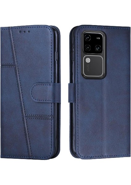 Vıvo V30 5G/V30 Pro 5g Darbeye Kapak Kapak Yan Toka Pu (Yurt Dışından)
