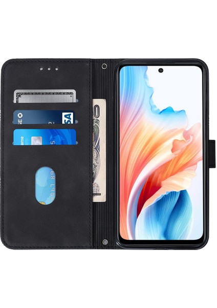 Oppo A79 5g Flip Folio Kitap Koruyucu Pu Deri Kredi Kartı Için Kılıf (Yurt Dışından)