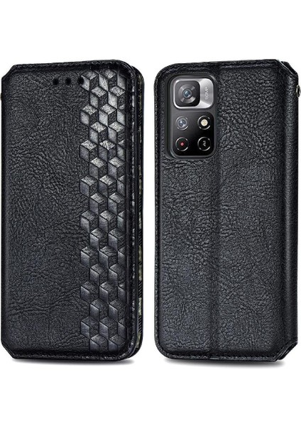 Xıaomı Redmi Not 11 Için Kılıf Cüzdan Fonksiyonu Kapak Çevirin Moda Tasarımı (Yurt Dışından)