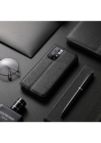 Xıaomı Redmi Not 11 Için Kılıf Cüzdan Fonksiyonu Kapak Çevirin Moda Tasarımı (Yurt Dışından) modelleri