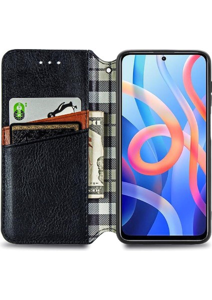 Xıaomı Redmi Not 11 Için Kılıf Cüzdan Fonksiyonu Kapak Çevirin Moda Tasarımı (Yurt Dışından) fırsatları