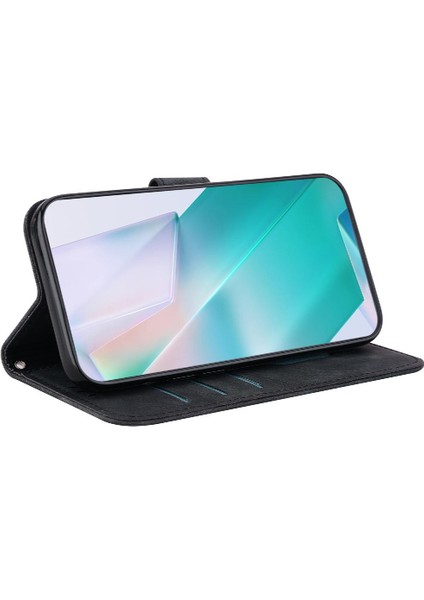 Realme 12 Pro Için Kılıf/realme 12 Pro Flip Folio Kart Cep Kabartmalı Sevimli (Yurt Dışından)