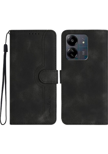 Xiaomi Redmi 13C Kılıf Premium Pu Dahili Mıknatıs Kapak ile Uyumlu (Yurt Dışından)
