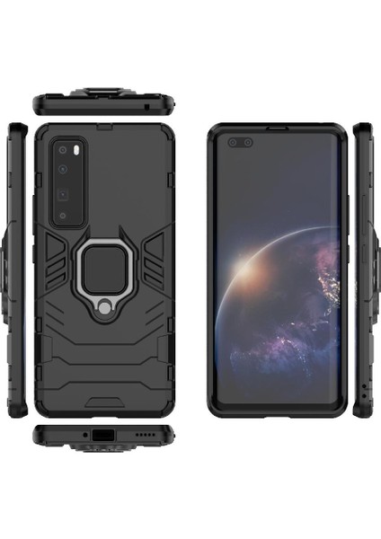 Huawei Nova 7 Pro 360 &deg; Dönen Halka Kickstand Askeri Damla Kapak (Yurt Dışından) modelleri