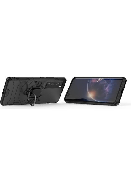 Huawei Nova 7 Pro 360 &deg; Dönen Halka Kickstand Askeri Damla Kapak (Yurt Dışından) fırsatları