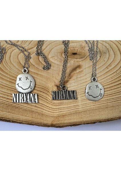 Nirvana Smile Bff 3lü Rock Metal Grup Zincir Kolye PYTKZN0K0LY158