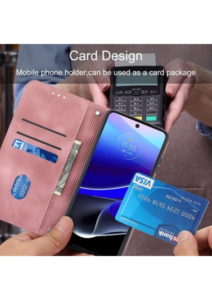 Realme 11 Pro Pu Deri Kapak Kredi Kartı Tutucu Için Filp Durumda El (Yurt Dışından)