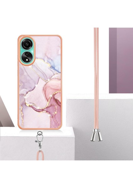 Oppo A78 4g Mermer Crossbody Kordon Askısı Tampon Anti-Scratch Için Kılıf (Yurt Dışından) indirimleri