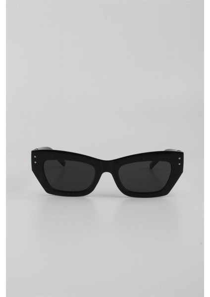 Siyah Mat UV400 Filtre Kadın Güneş Gözlüğü 615261