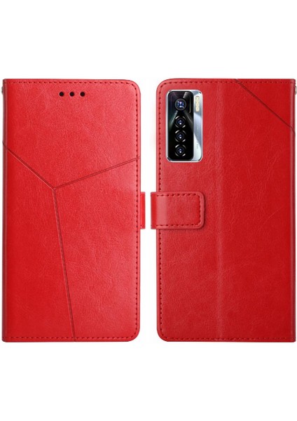 Tecno Camon 17 Pro Telefon Kılıfı Için Kılıf Darbeye Dayanıklı Tpu Kabuk Deri Cüzdan (Yurt Dışından)