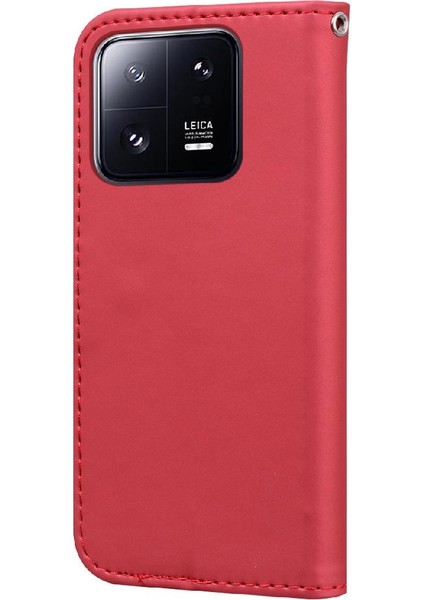 SZY Market Xiaomi 13 Için Flip Case Pro Kılıf Darbeye Kapak Kapak Cüzdan (Yurt Dışından)