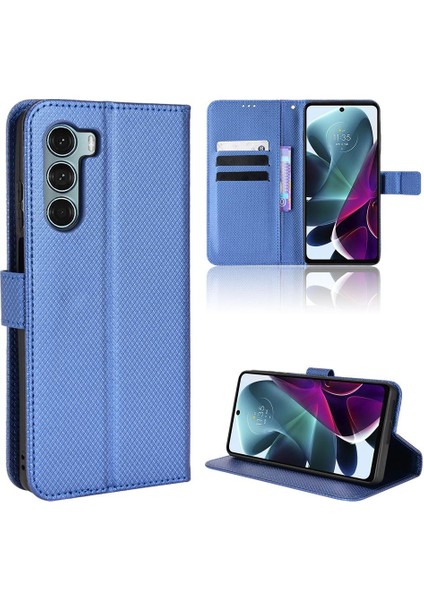 Motorola Kenar S30 Kart Tutucu Kickstand Kapak Manyetik Cüzdan Için Kılıf (Yurt Dışından)