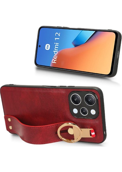 Xiaomi Redmi Için Kılıf 12 4g Uyumluluk Bilek Kayışı Premium Pu Deri (Yurt Dışından) fiyatları