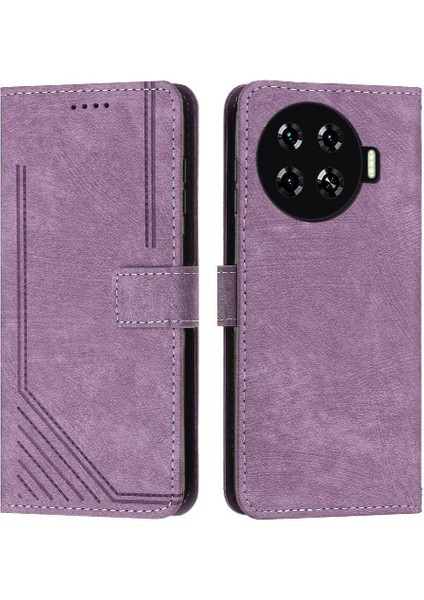Tecno Spark 20 Pro Için Kılıf Tam Koruma Yan Toka Kartı Ekleme (Yurt Dışından)