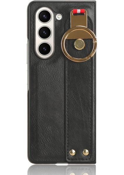 Samsung Galaxy Z Için Kılıf Fold 5 Uyumluluk Bilek Kayışı Kolaylık Pu (Yurt Dışından)