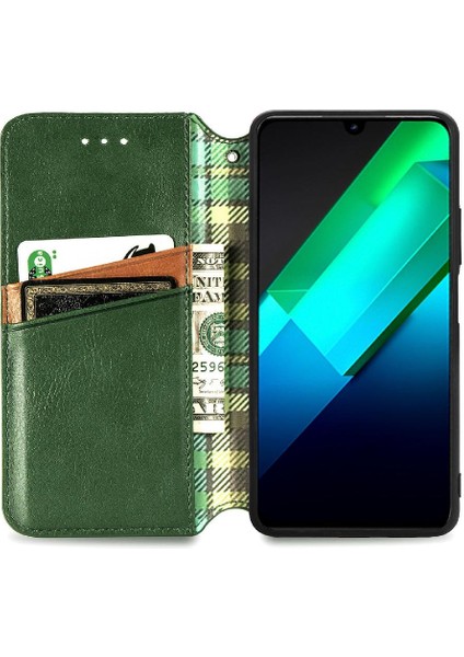 Infinix Not 12 Için Kılıf Deri Kılıf Cüzdan Fonksiyonu Kapak Çevirin Moda (Yurt Dışından) indirimleri