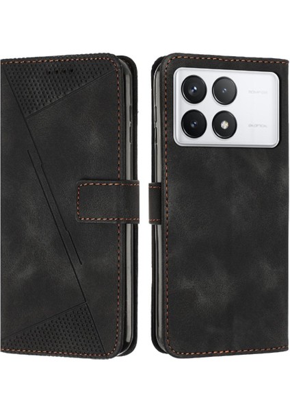 Xiaomi Redmi Için Kılıf K70/K70 Pro Pu Deri Darbeye Kapak Kapak Yan (Yurt Dışından)